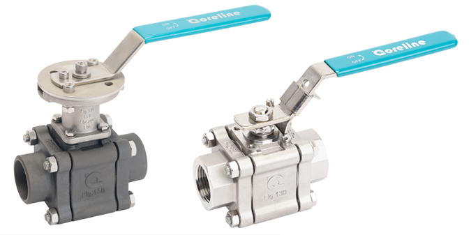 三片式高性能球阀