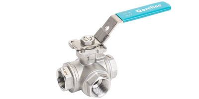 三通高平台螺纹球阀